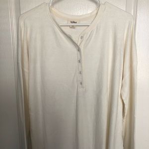 Cream Henley Tee , UpWest